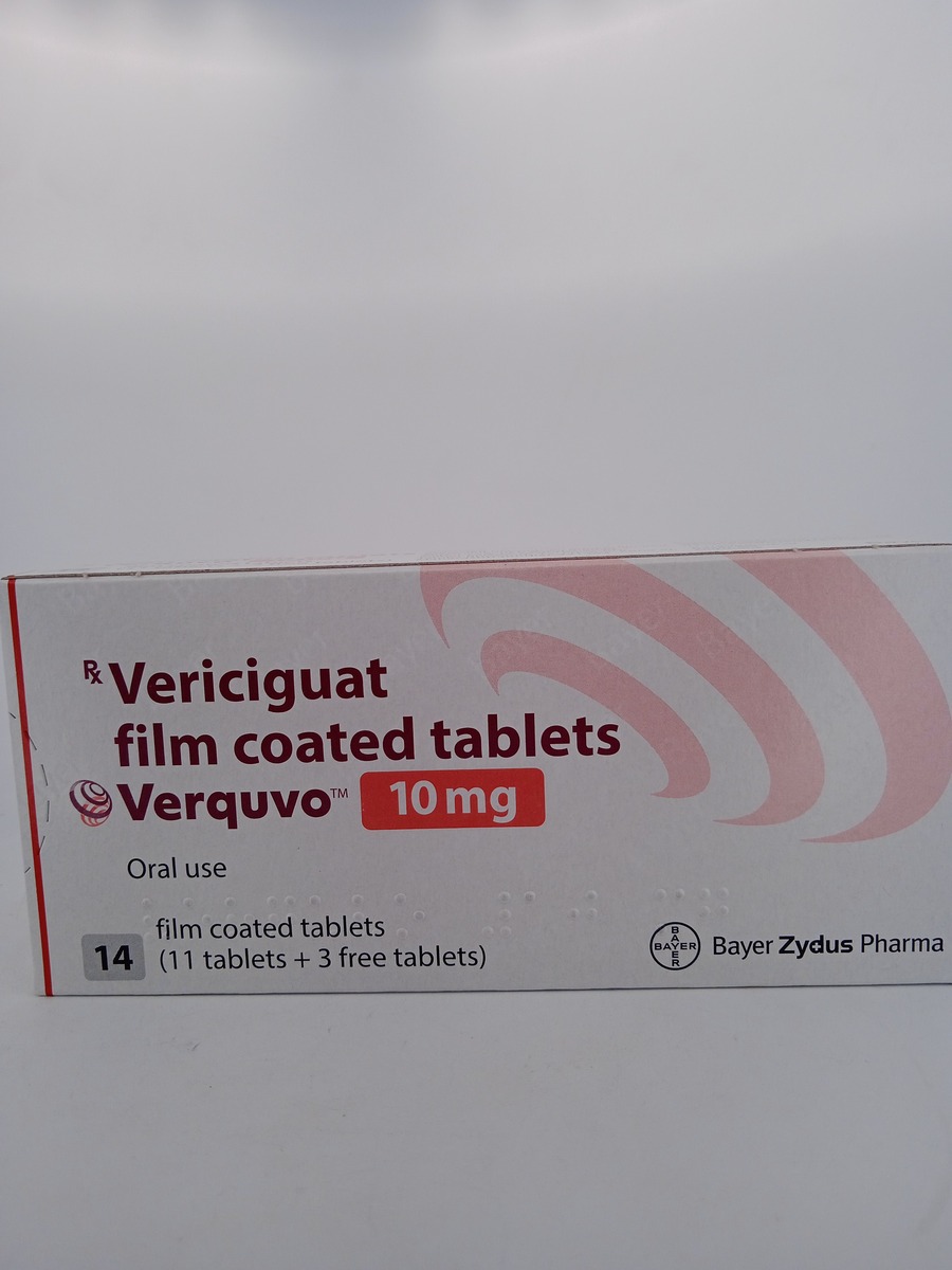 VERQUVO-10MG-14 TABLET (Vericiguat 10 mg) Heart Failure Tablets.
