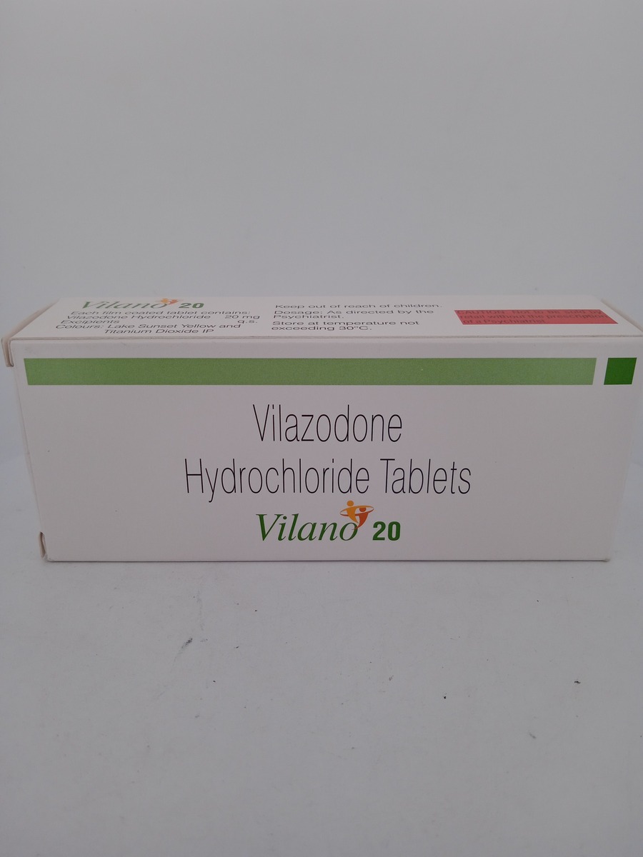 VILANO-20MG-10 TABLET (Vilazodone 20 mg) Antidepressant Tablet