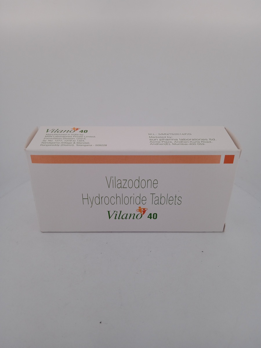 VILANO-40MG-10 TABLET (Vilazodone 40 mg) Antidepressant Tablet