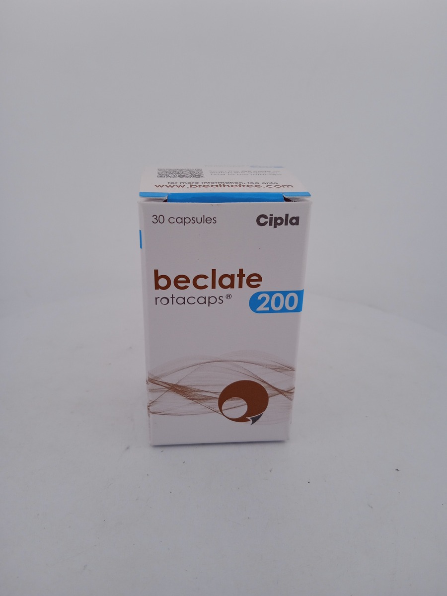 BECLATE ROTACAPS 200MCG (Beclomethasone) Asthma Inhaler Guide.