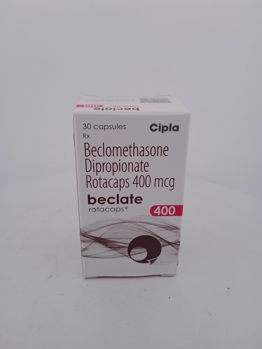BECLATE ROTACAPS 400MCG (Beclomethasone) Asthma Inhaler Guide.