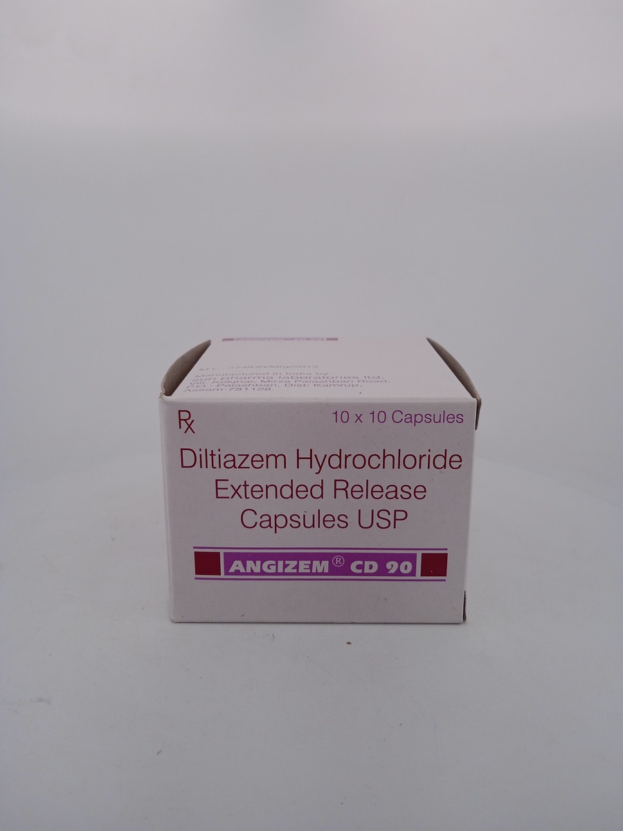 ANGIZEM CD 90MG CAPSULE (Diltiazem 90mg) Heart Medicine Guide.