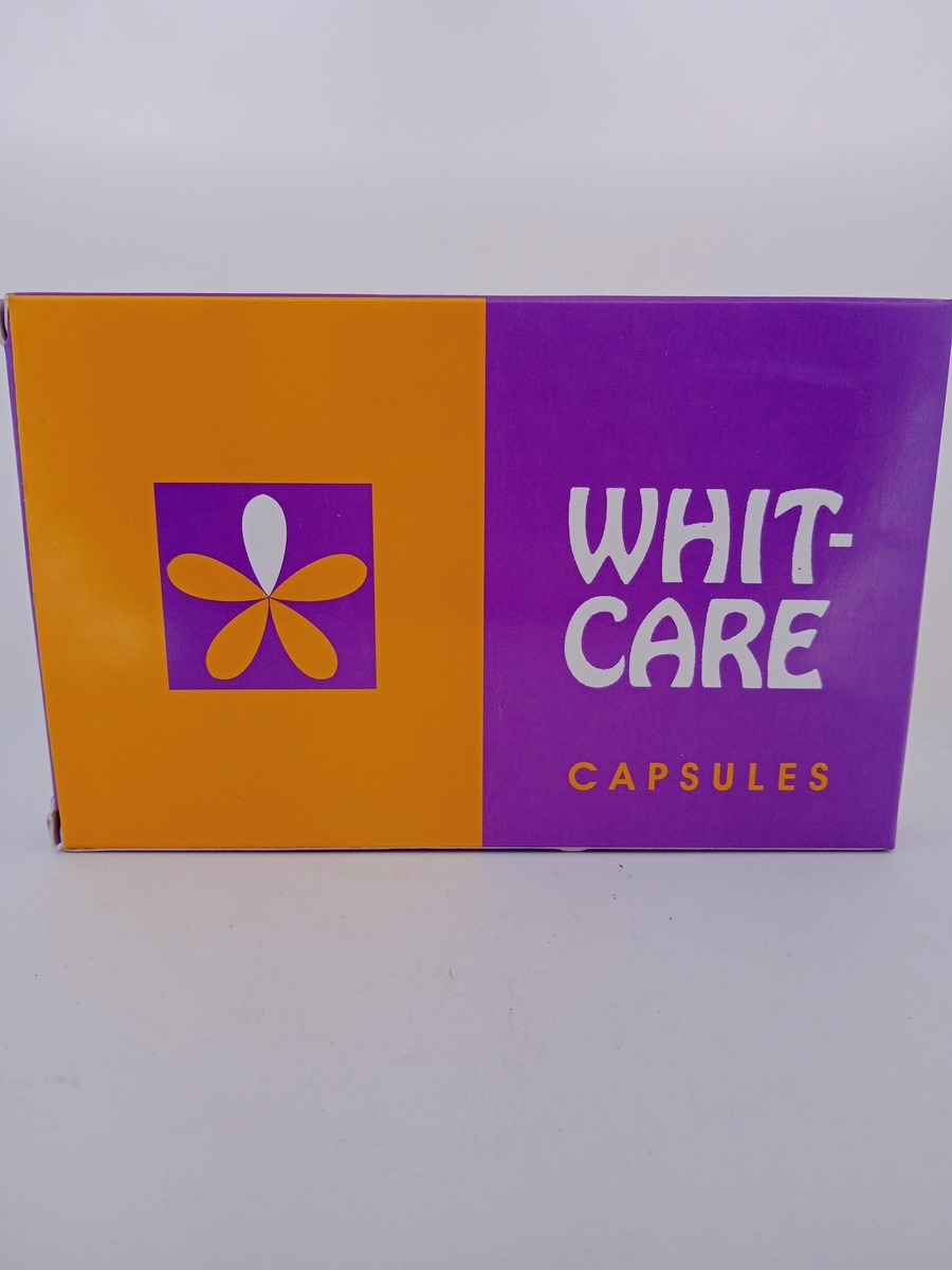 WHIT-CARE CAPSULE (Ayurvedic Herbal Blend) Skin Wellness Support.