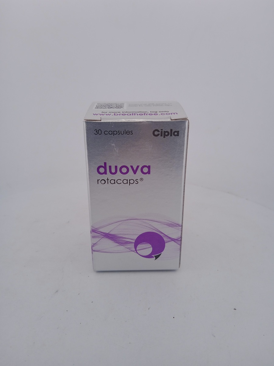 DUOVA ROTACAPS 18/12MCG (Tiotropium Formoterol) COPD Inhaler.