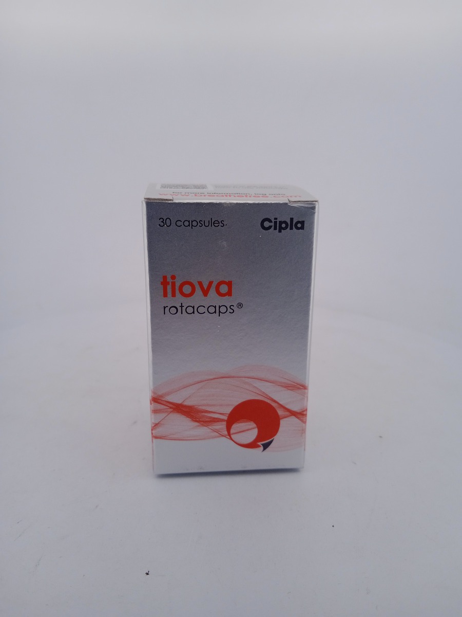 TIOVA ROTACAPS 18MCG (Tiotropium 18mcg) COPD Inhalation Medicine.