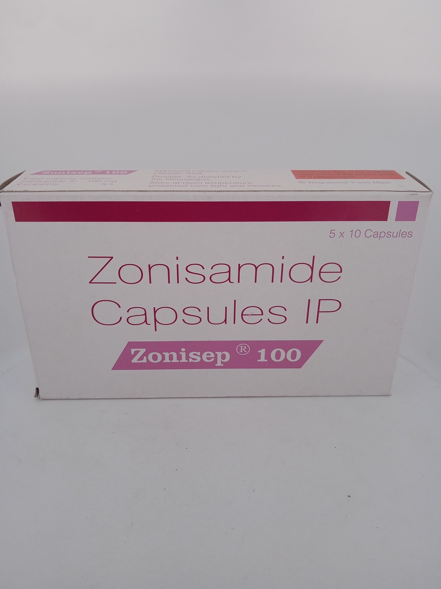 ZONISEP 100MG CAPSULE (Zonisamide 100mg) Antiepileptic Medicine.