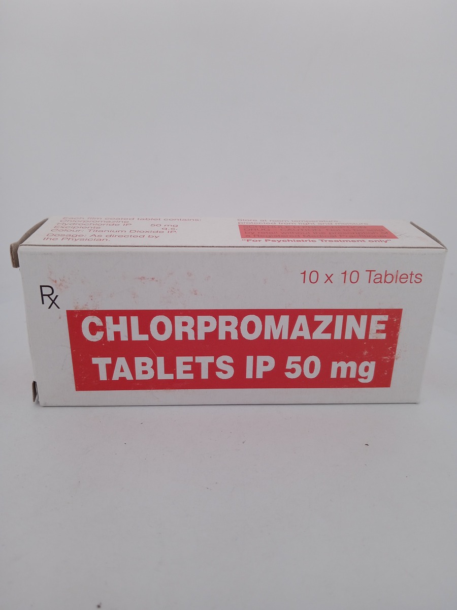 CHLORPROMAZINE 50MG TABLETS | Antipsychotic Medicine Guide.