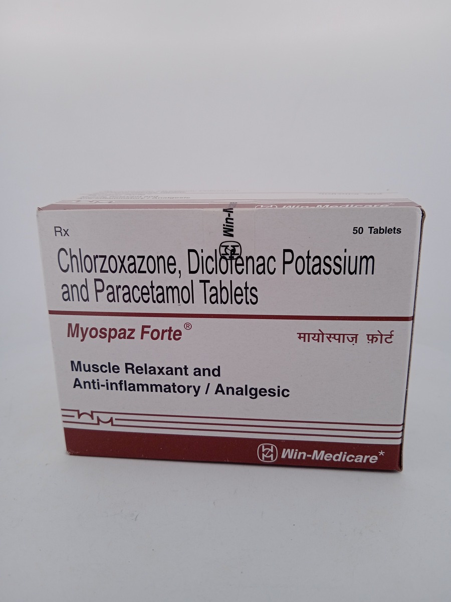 MYOSPAZ FORTE TABLET | Muscle Relaxant & Pain Relief Medicine Guide