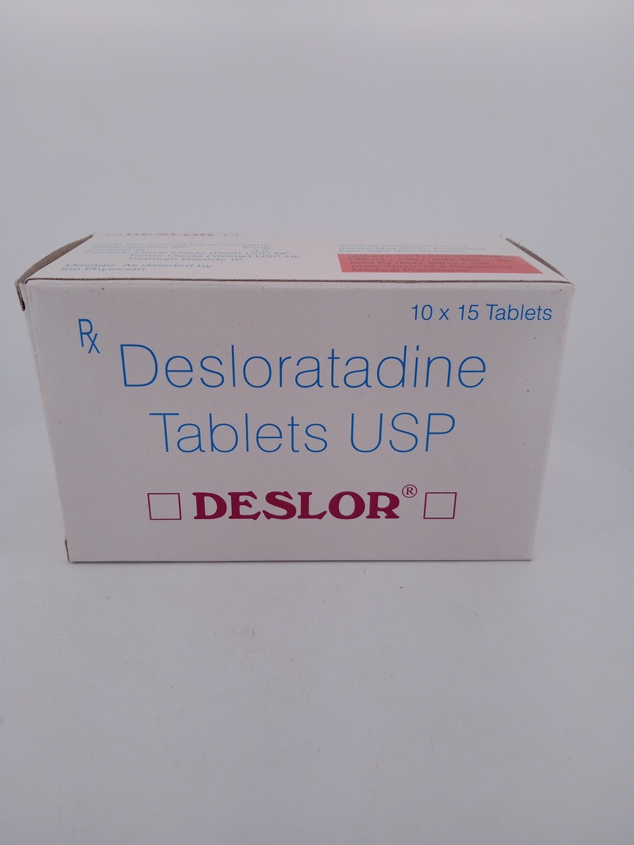 DESLOR 5MG TABLETS (Desloratadine 5mg) Allergy Relief Medicine.