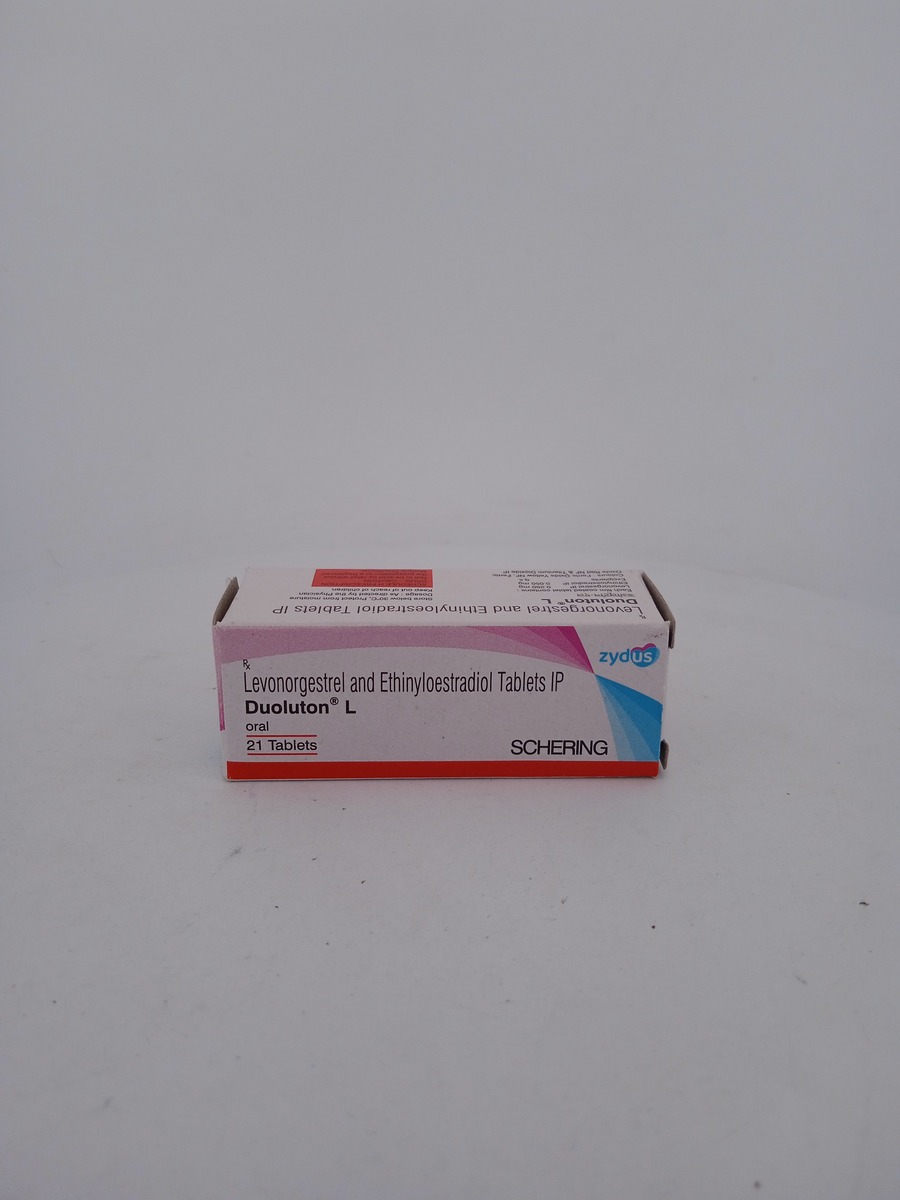 DUOLUTON L 21 TABLETS | Levonorgestrel & Ethinyl Estradiol Pill.