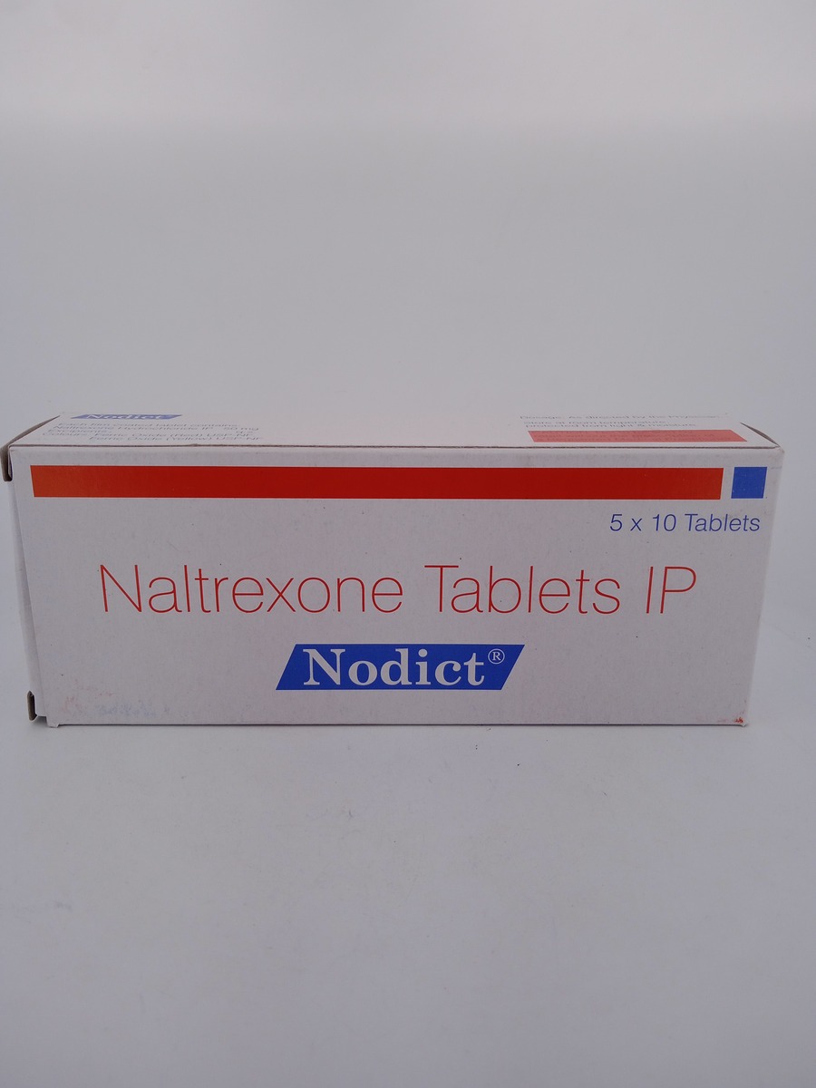 NODICT 50 MG 10 TABLETS | Naltrexone for Alcohol & Opioid Dependence.