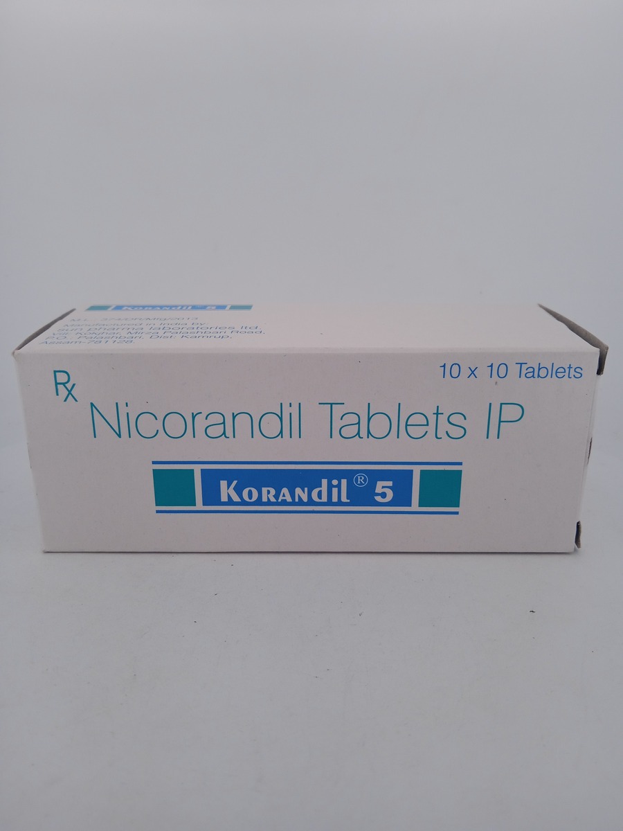 KORANDIL 5 MG 10 TABLETS | Nicorandil for Angina Treatment