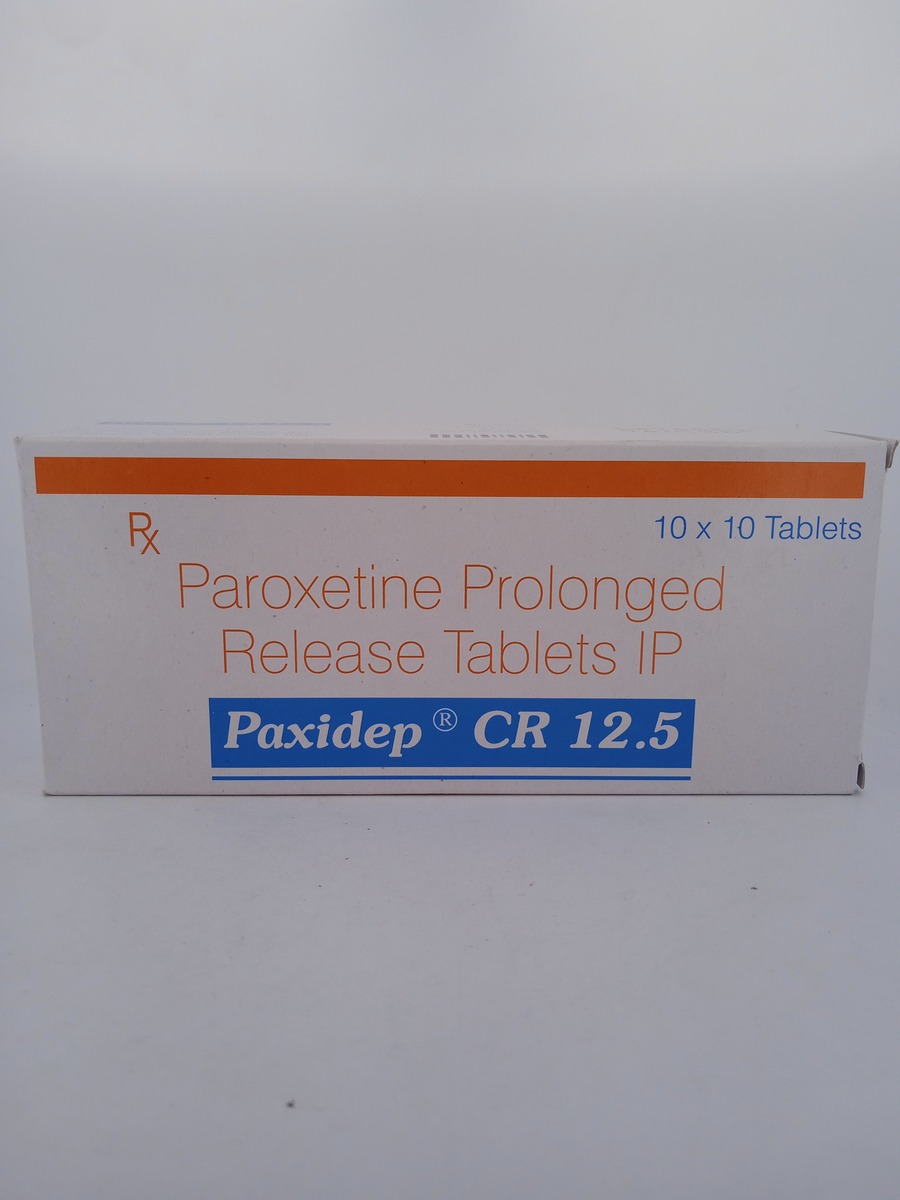 PAXIDEP CR 12.5 MG 10 TABLETS | Paroxetine CR for Depression & Anxiety .