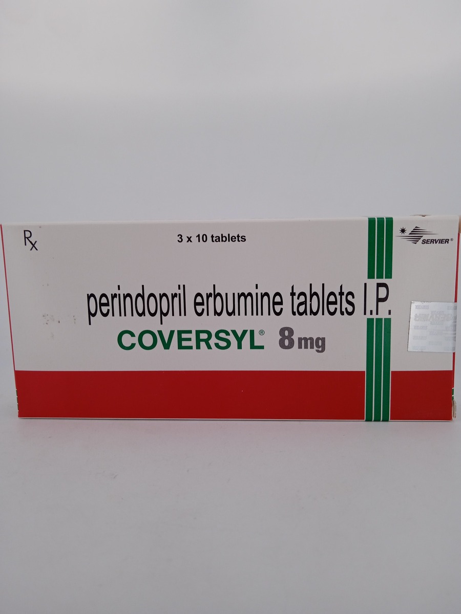 COVERSYL 8 MG 10 TABLETS | Perindopril for High Blood Pressure
