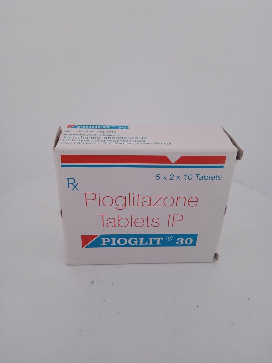 PIOGLIT 30 MG 10 TABLETS | Pioglitazone for Type 2 Diabetes
