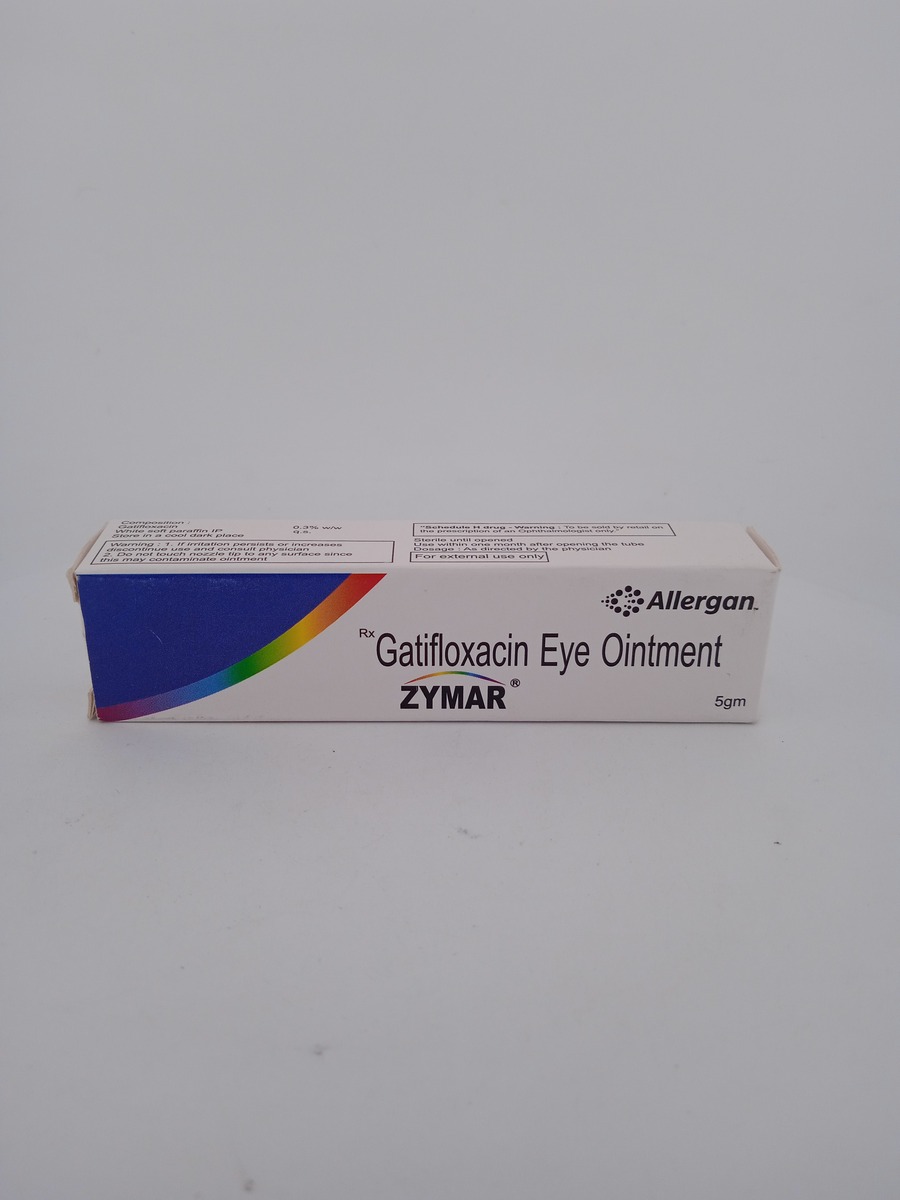 ZYMAR EYE OINTMENT 5G | Gatifloxacin 0.3% Ophthalmic Antibiotic.
