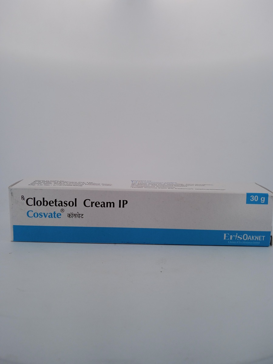 COSVATE CREAM 30G | Clobetasol Propionate 0.05% Steroid Cream.