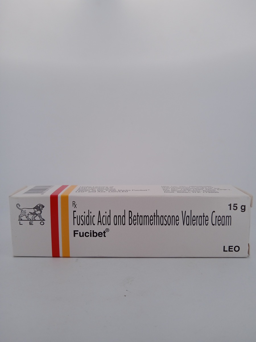 FUCIBET CREAM 15G | Fusidic Acid & Betamethasone Skin Cream.
