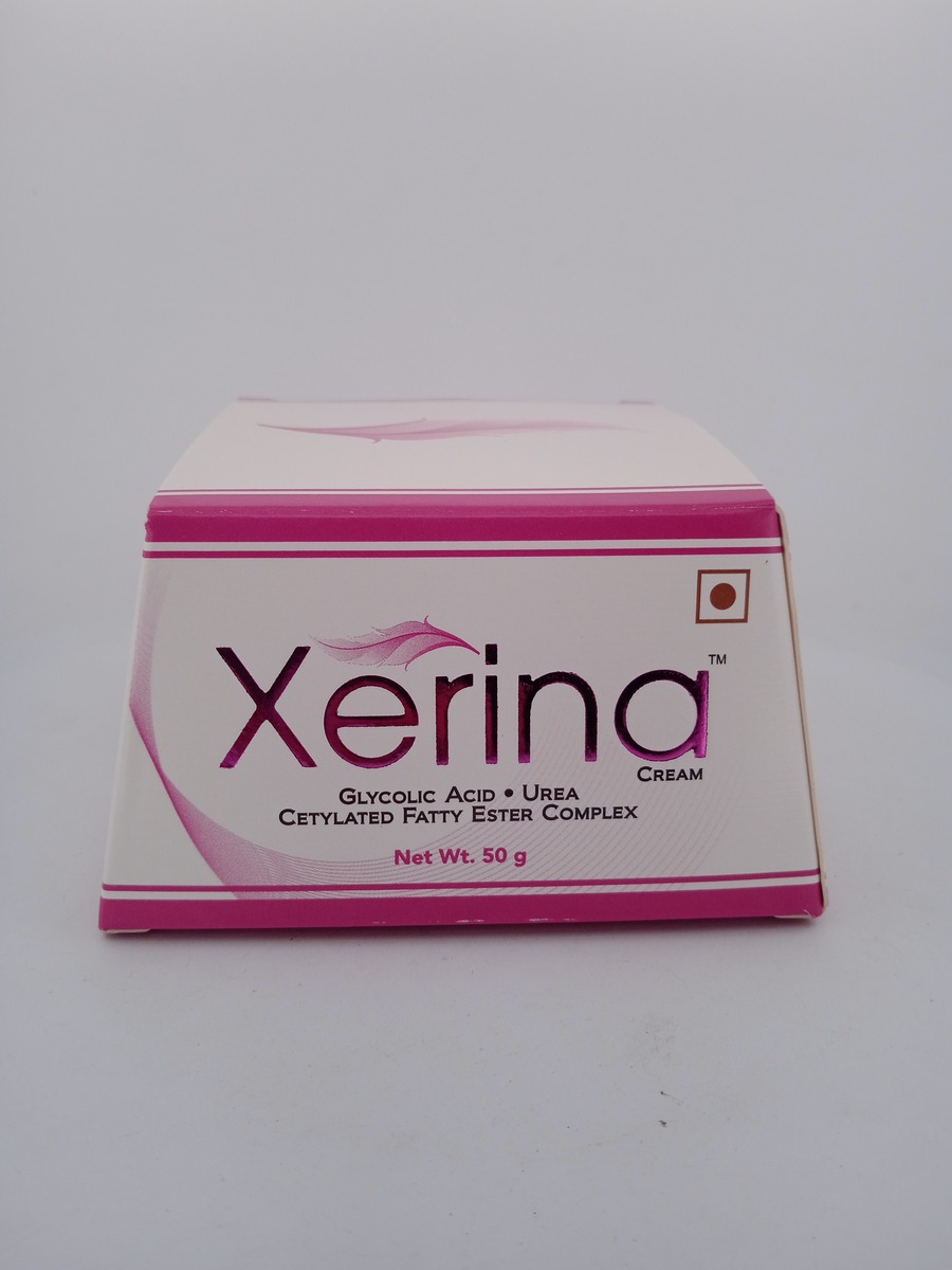 XERINA CREAM 50G | Glycolic Acid & Urea Moisturising Cream.