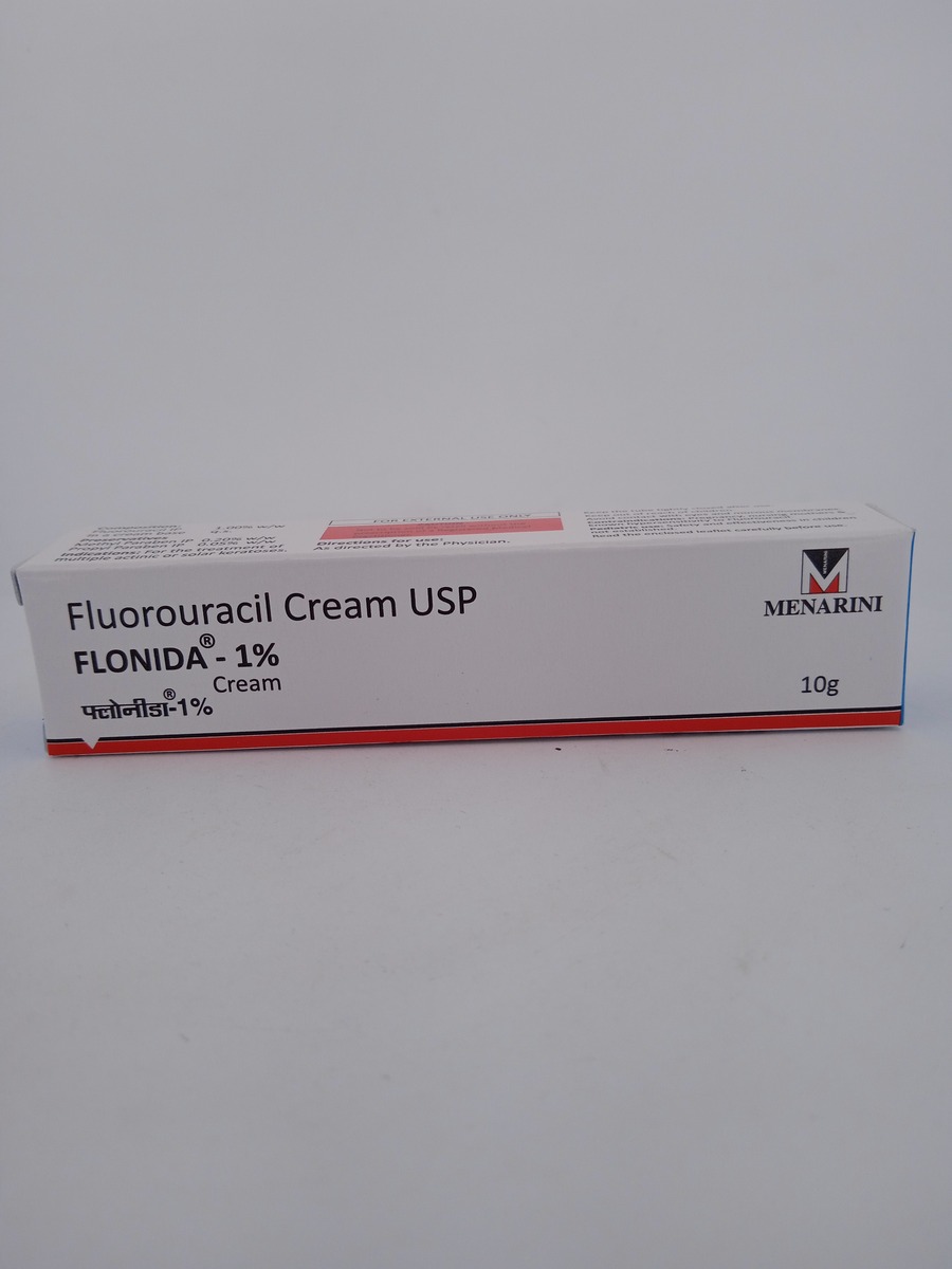 FLONIDA 1% CREAM 10G | Fluorouracil 1% Topical Skin Cream.