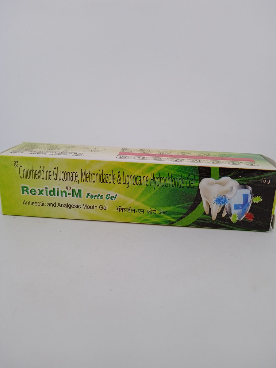 REXIDIN-M FORTE GEL 15G | Metronidazole Dental Oral Gel.