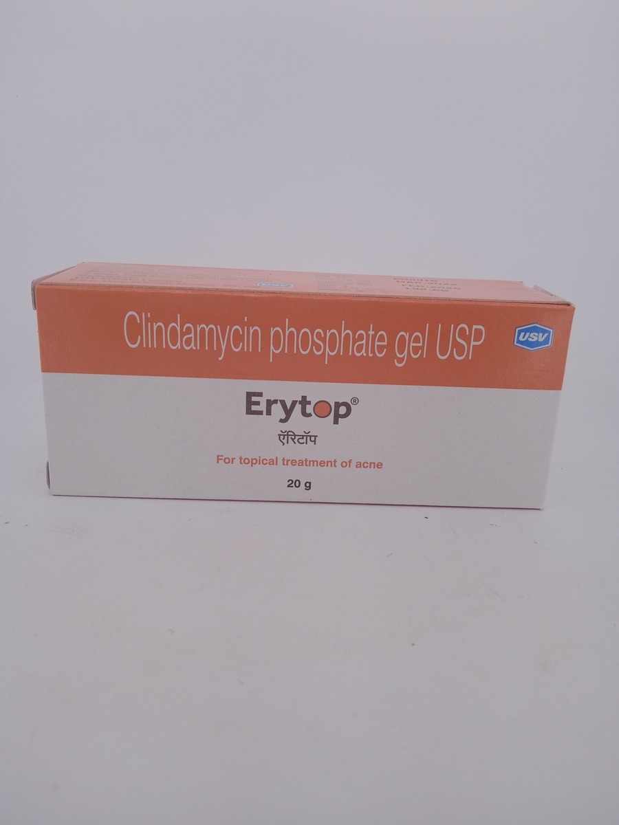 ERYTOP GEL 20G | Clindamycin 1% Topical Acne Treatment.