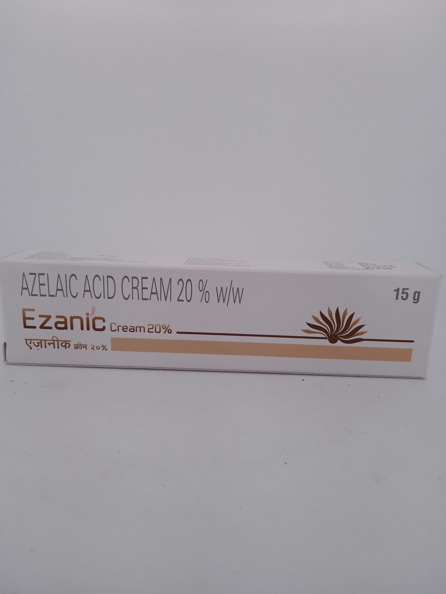 EZANIC CREAM 20% 15GM (Azelaic Acid 20%) Topical Anti-Acne Cream.