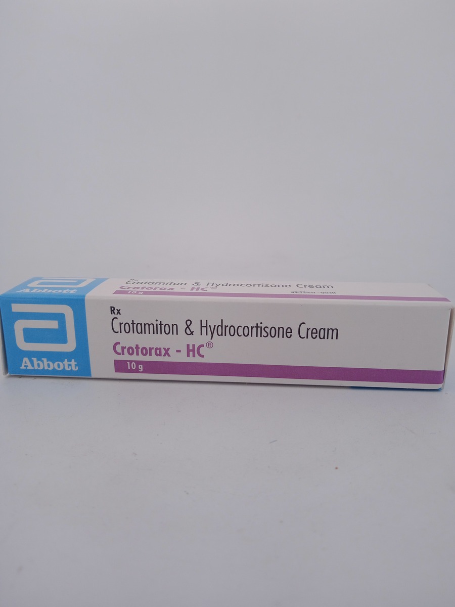 CROTORAX-HC CREAM 10G | Crotamiton & Hydrocortisone Cream.