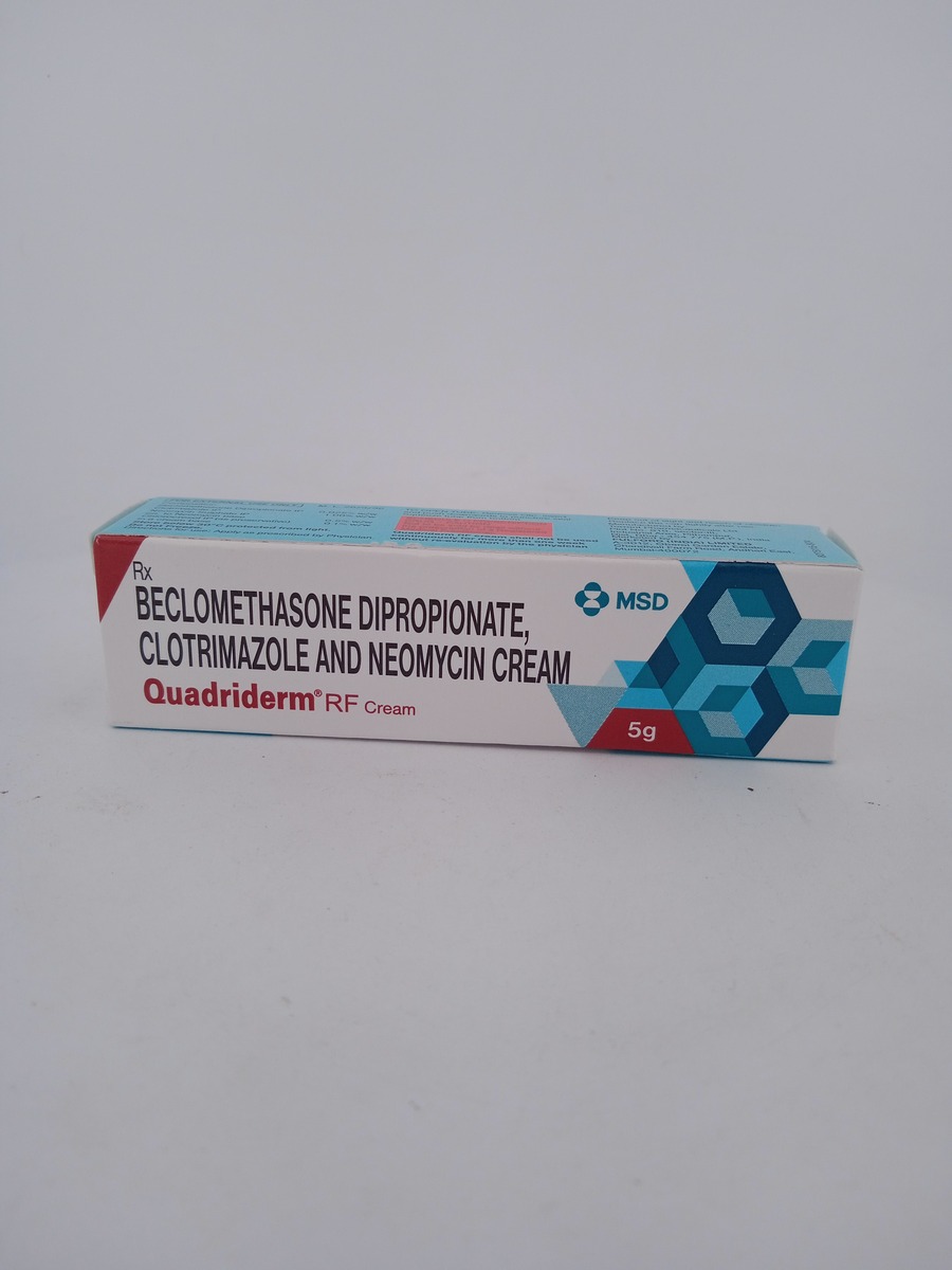 QUADRIDERM RF CREAM 5G (Beclometasone + Neomycin + Clotrimazole)
