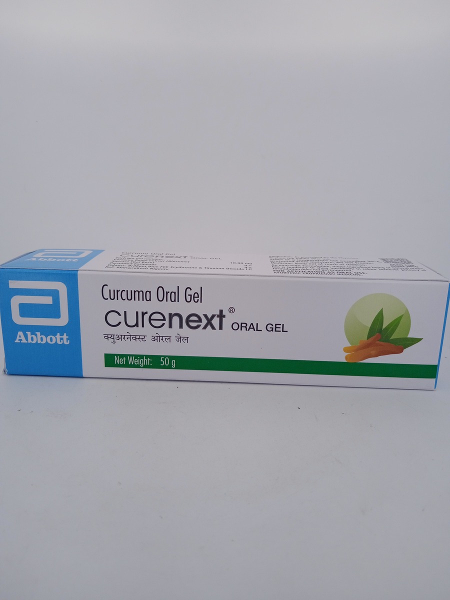 CURENEXT ORAL GEL 50G | Curcuma Longa Extract Oral Care Gel.