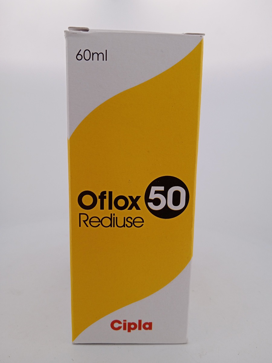 OFLOX REDIUSE 50 MG 60 ML | Ofloxacin Oral Suspension.