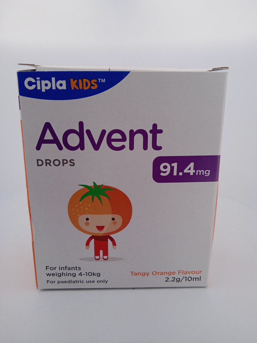 ADVENT DROPS 91.4 MG 10 ML | Amoxicillin & Clavulanic Acid Drops.