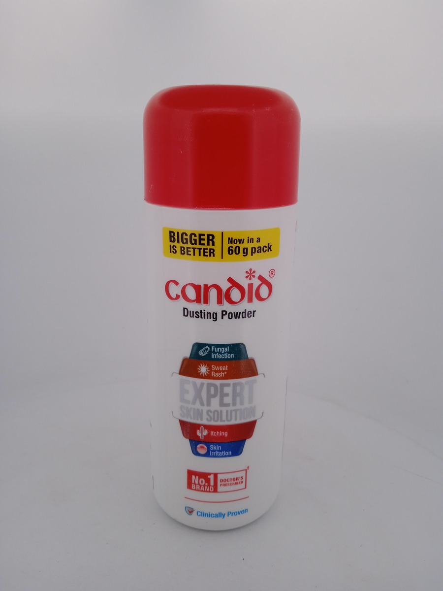 CANDID DUSTING POWDER 60G | Clotrimazole 1% Antifungal Powder.