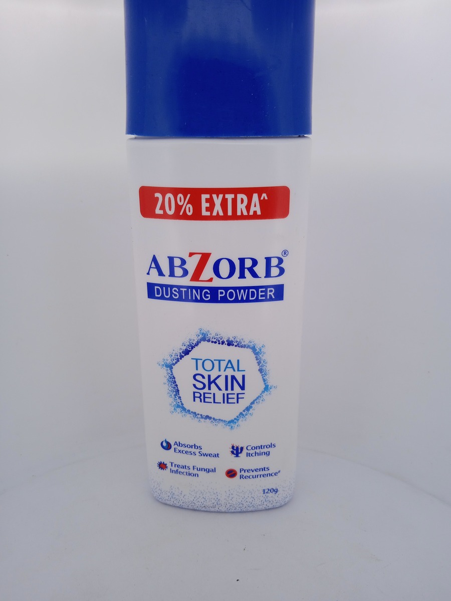 ABZORB DUSTING POWDER 120G | Clotrimazole 1% Antifungal Powder.