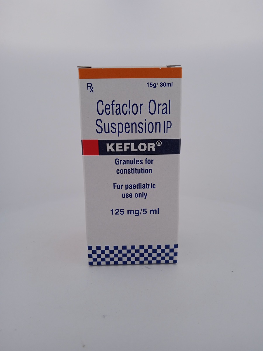 KEFLOR 125 MG/5 ML ORAL SUSPENSION | Cefaclor Antibiotic.