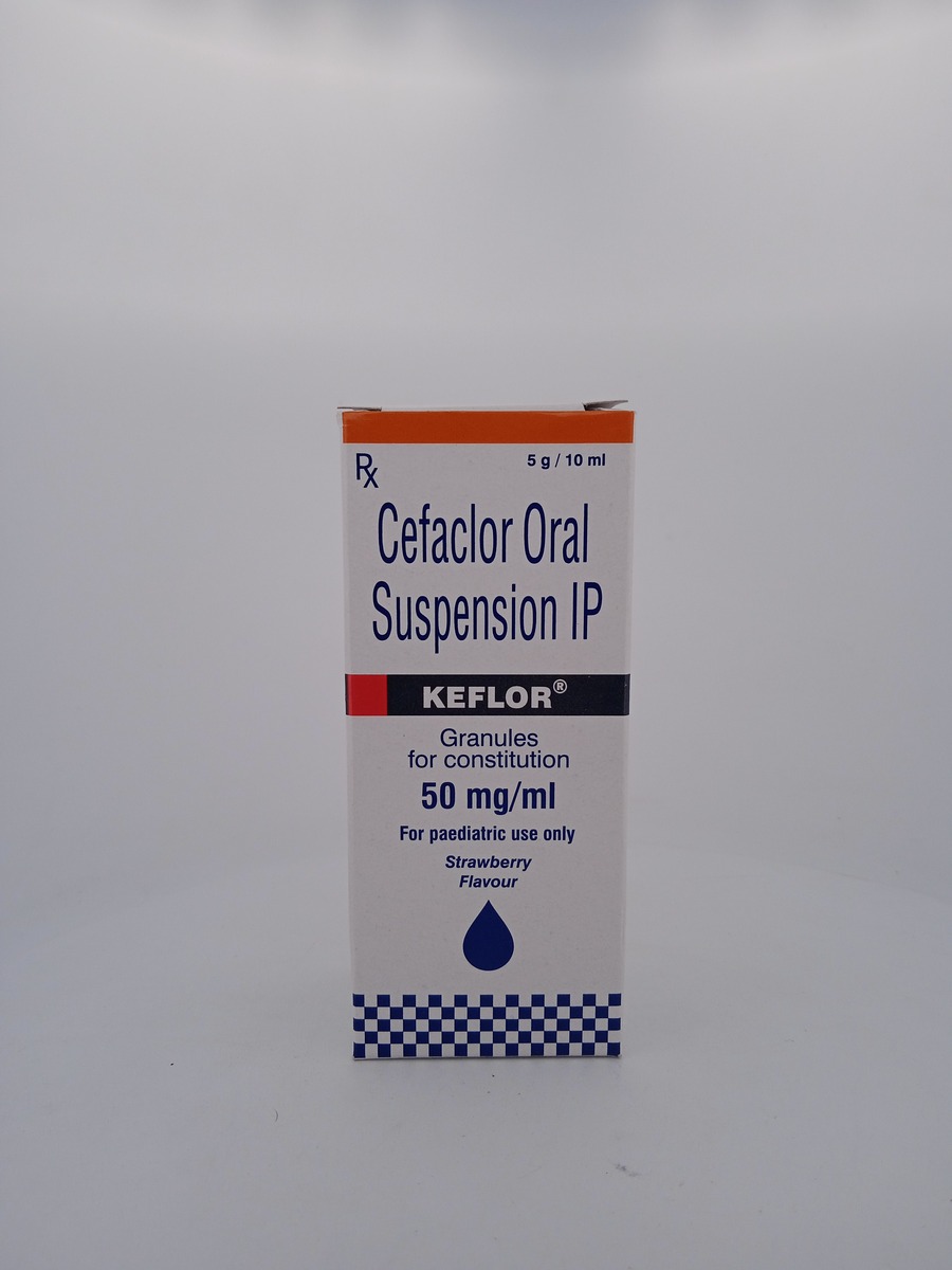 KEFLOR 50 MG/ML ORAL DROPS 10 ML | Cefaclor Pediatric Antibiotic.