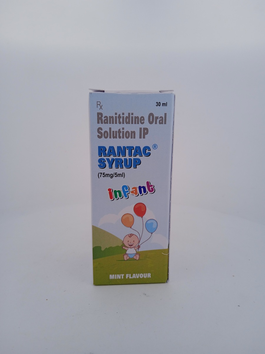 RANTAC SYRUP 75 MG/5 ML 30 ML | Ranitidine Oral Solution.