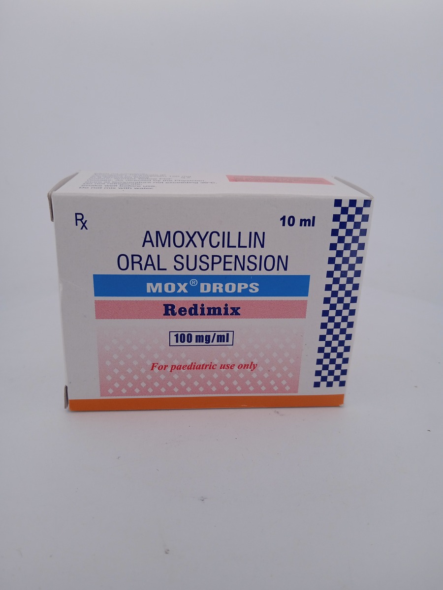 MOX DROPS 100MG/ML | Amoxicillin Oral Drops for Pediatric Infections