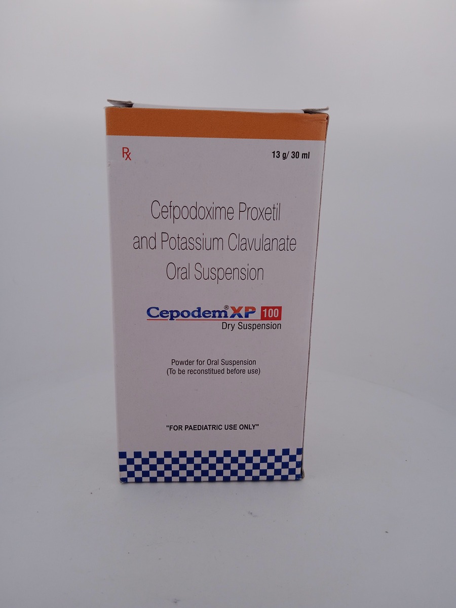 CEPODEM XP 100 DRY SYRUP 30 ML | Cefpodoxime & Clavulanate.