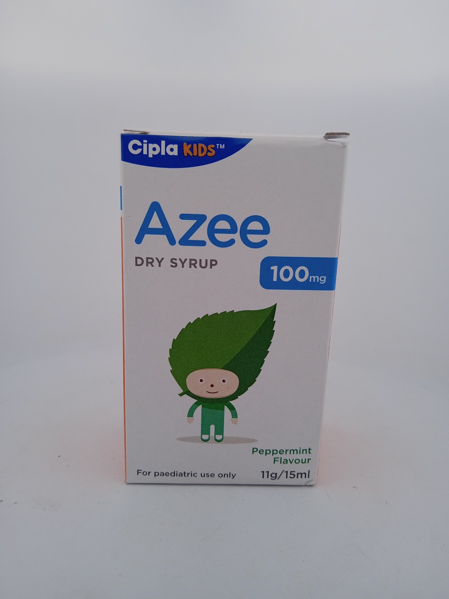 AZEE DRY SYRUP 100MG | Azithromycin Pediatric Antibiotic Suspension.