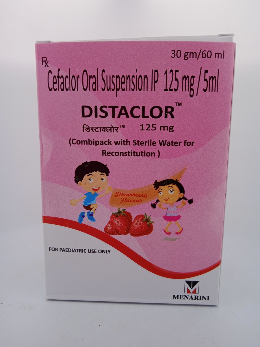 DISTACLOR 125 MG/5 ML DRY SYRUP 60 ML | Cefaclor Antibiotic.
