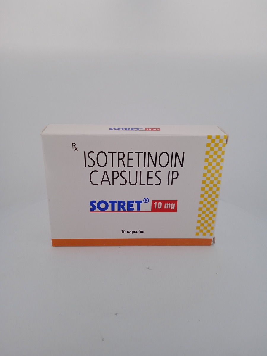 SOTRET 10 MG 10 CAPSULES | Isotretinoin Severe Acne Treatment