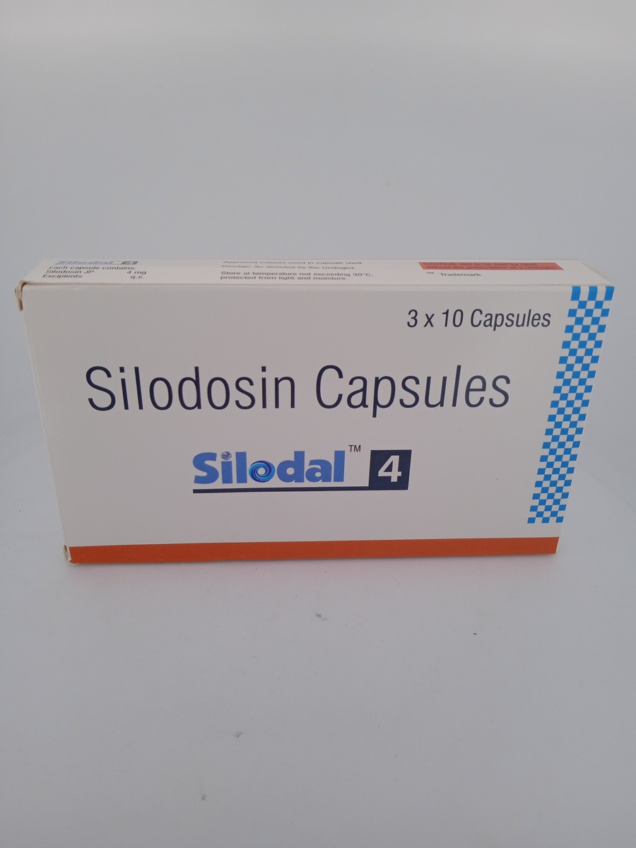 SILODAL 4 MG 10 CAPSULES | Silodosin for Enlarged Prostate (BPH)