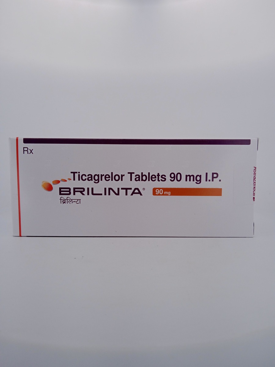 BRILINTA-90MG-14 TABLETS (Ticagrelor 90 mg) Antiplatelet Tablets