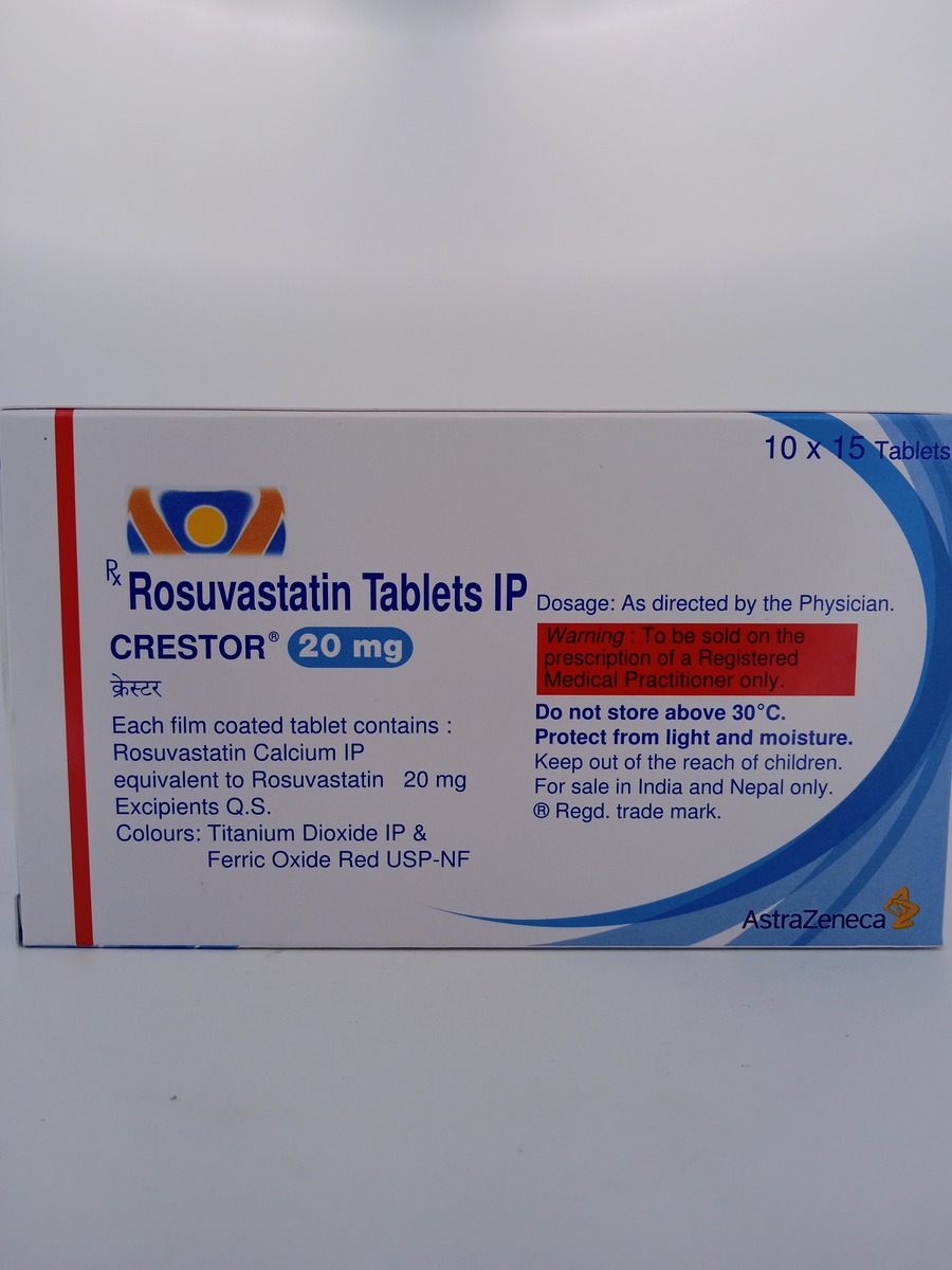 CRESTOR 20 MG 15 TABLETS | Rosuvastatin for High Cholesterol