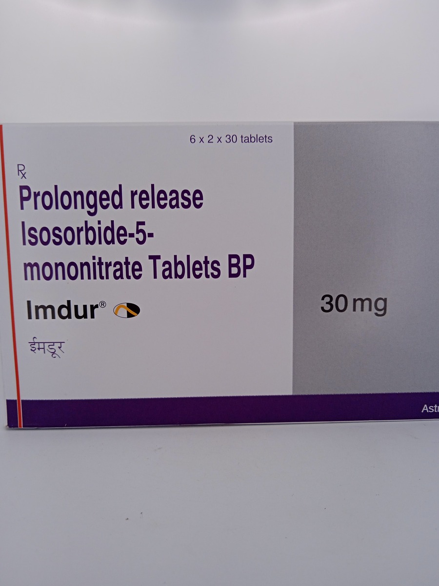 IMDUR 30MG TABLET (Isosorbide Mononitrate) Angina Medicine Guide.