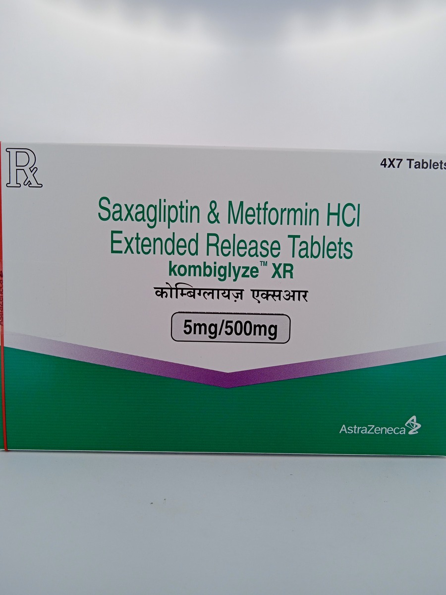 KOMBIGLYZE XR 5MG/500MG TABLET (Saxagliptin Metformin) Guide.