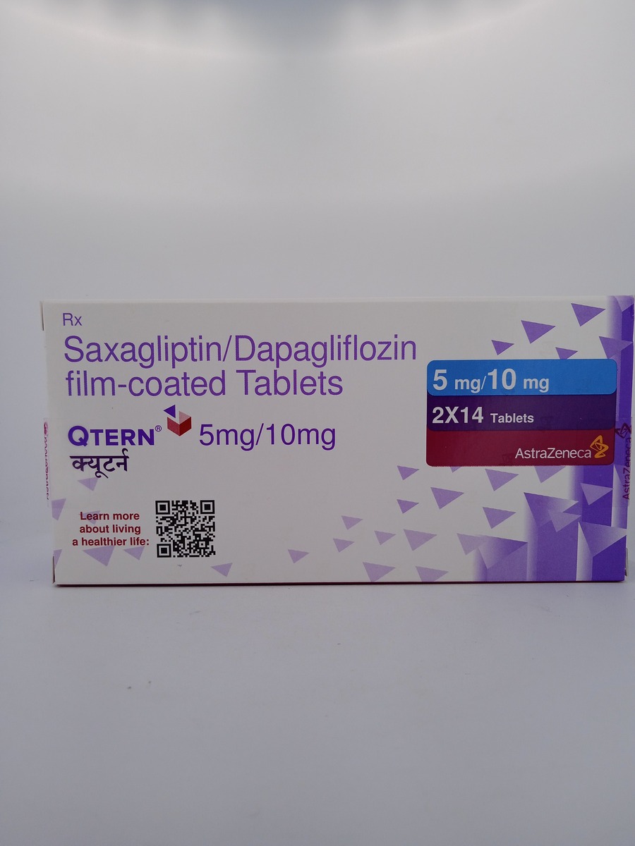 QTERN 5MG/10MG 14 TABLETS | Dapagliflozin + Saxagliptin