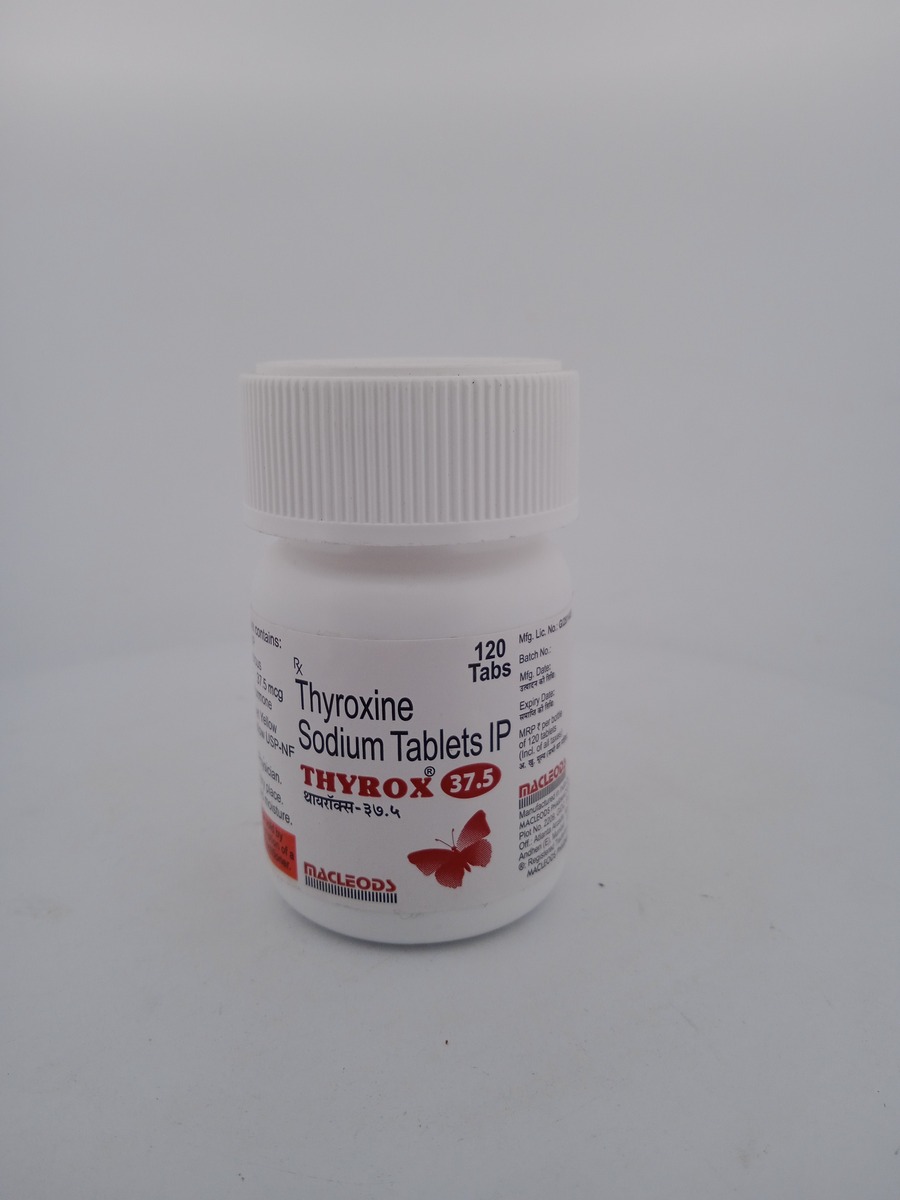 THYROX-37.5MCG-1 BOTTLE OF 120 TABLETS | Levothyroxine Tablets