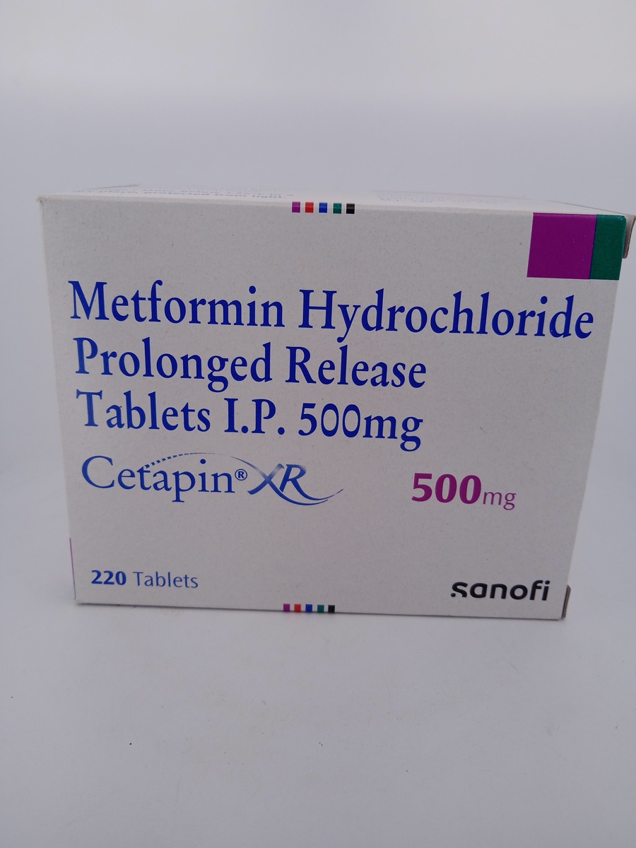 CETAPIN XR 500 MG 20 TABLETS | Metformin XR for Type 2 Diabetes